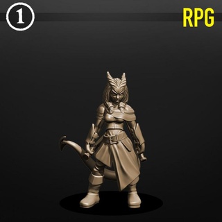 sword mage ashley one gold piece Tabletop Characters & Creatures Fantasy Universe Board Games Store jedi starwars wizard ahsoka tiefling 3d print model - Mito3D