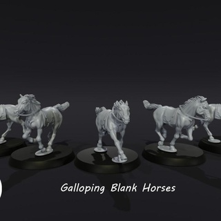 galloping blank horses included tribes&patreon welcome pack medbury miniatures Tabletop Characters & Creatures Fantasy Universe knight mount wargaming warhammer horse roleplaying cavalry 28mm dnd saga knights pathfinder mesbg oathmark baronswar kignsofwar 3d print model - Mito3D