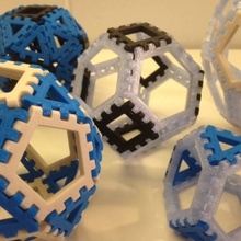 poly scatta piastrelle costruzione poliedri l'istruzione 3d print model - Mito3D
