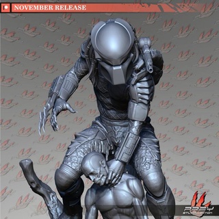 space warrior alex Store alien figure ninja soldier weapon hunter miniature scifi predator tabletop 3d print model - Mito3D