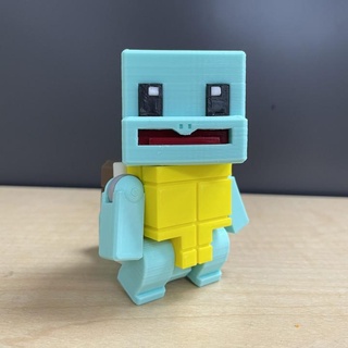 pokemon quest articulated squirtle toy chris argenio Fan Art Action Figures nintendo 3d print model - Mito3D