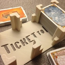 ticket ride card holder board games 3d print model - Mito3D