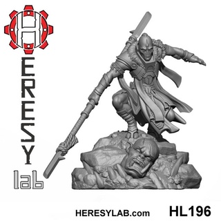 hl196 heresylab Deus comandante barbara tampo mesa personagens criaturas Sci Fi universo loja 40k tau 3d print model - Mito3D