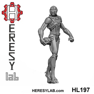 hl197 heresylab Deus piloto barbara tampo mesa personagens criaturas Sci Fi universo loja 40k tau gpd 3d print model - Mito3D