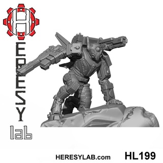hl199 heresylab - greater god stealth commander barbara Tabletop Characters & Creatures Sci-Fi Universe Store 40k tau 3d print model - Mito3D