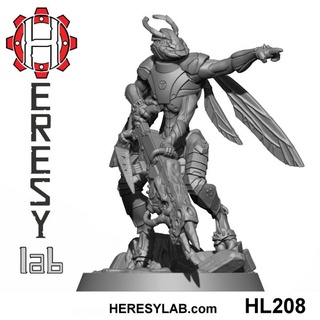 hl208 heresylab Deus vespid 4 barbara tampo mesa personagens criaturas Sci Fi universo loja 40k tau 3d print model - Mito3D