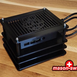 framboise pi Cas gaine nas mini rack ssd openmediavault Andy maçon gadgets électronique ordinateur grille 3d print model - Mito3D