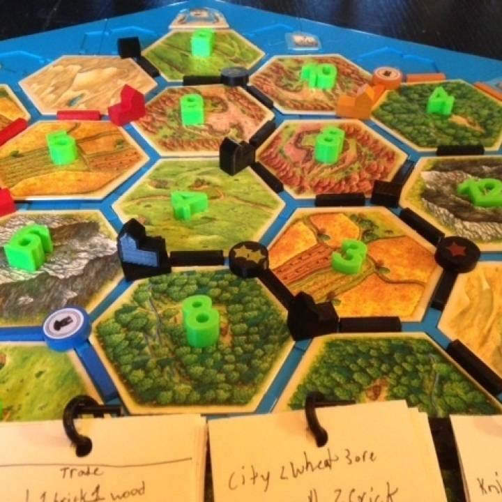 catan extender jogos tabuleiro 3D print model - Mito3D