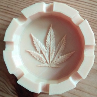hash leaf ashtray matthew cleaver Home & Garden Homeware herb 3d print model - Mito3D