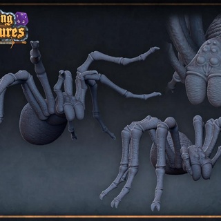 tarántula juego rol miniaturas mesa caracteres criaturas fantasía universo monstruo miniatura araña veneno resina dnd presupuesto 3d print model - Mito3D