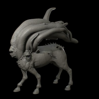 oscuro joven 75mm Jeremy Herrero mesa caracteres criaturas fantasía universo horror cthulhu Cosmichorror lovecraft tentáculos 3d print model - Mito3D