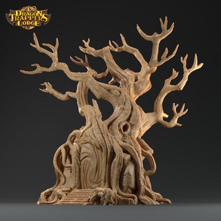 tree gate - presupported dragon trappers lodge Tabletop 3D Printable Terrain Store Fantasy dungeons fantasy forest terrain magic pan magical trees faun fairy dnd fairies scatter feywild unseelie 3d print model - Mito3D
