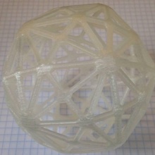 catalan wireframe polyhedra education 3d print model - Mito3D