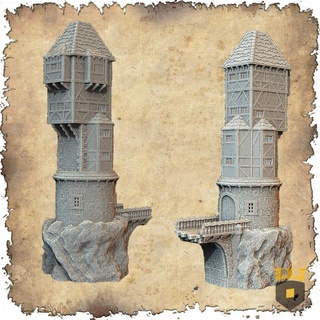 Leichheim hapishane 3dlayeredscenery masaüstü 3D yazdırılabilir arazi mağaza fantezi bina ev Ortaçağa ait Warhammer manzara Mordheim 3d print model - Mito3D