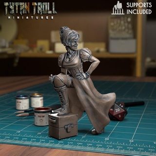 bandit distraction pre supported tytantroll miniatures boutique dragons donjons fantaisie échelle table minis dnd 32mm espion brigand voyou minis32 3d print model - Mito3D