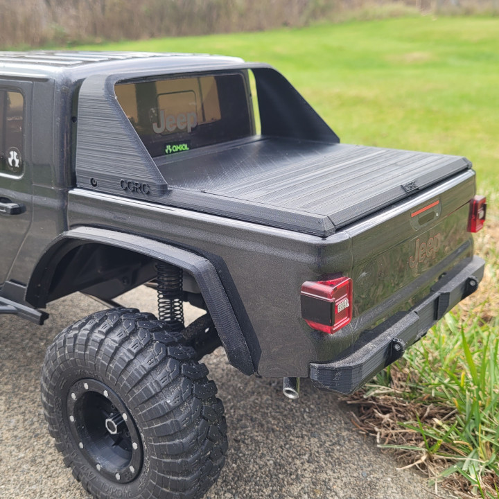 cgrc xc fastback hard bed cover axial scx10-3 jeep gladiator chris griggs  RC Cars Store rc  3D print model - Mito3D