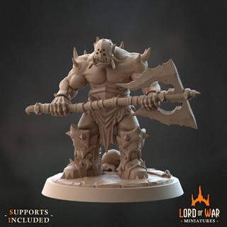 orc warrior 1 modular presupported lord war miniatures Tabletop Characters & Creatures Fantasy Universe 3d free army axe board dragons dungeons fantasy game mini warhammer world weapons resin warcraft role tabletop wargame dungeon warriors greenskin supported pre blackfriday masse bigaxe 3d print model - Mito3D