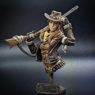 calamity jane bust fearsome wilderness geektopia games Home & Garden Homeware Ornaments Fan Art Busts rifle cowgirl western oldwest 3d print model - Mito3D