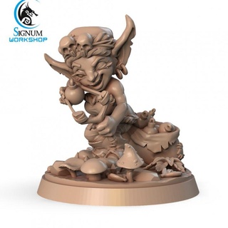 bryonia explosive balls signum workshop dungeons fantasy goblin miniatures woman tabletop bomber tribe ttrpg presupported 3d print model - Mito3D