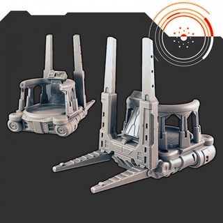 sci-fi vehicles grav loader support-free evan carothers  Tabletop Tabletop Characters & Creatures Sci-Fi Universe Tabletop Tabletop Vehicles & Machines Store scifi loader  3d print model - Mito3D