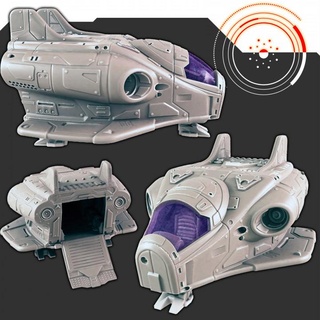 sci-fi vehicles shuttle support-free evan carothers  Toys & Games Toy Vehicles Tabletop Tabletop Characters & Creatures Sci-Fi Universe Store spaceship shuttle scifi  3d print model - Mito3D
