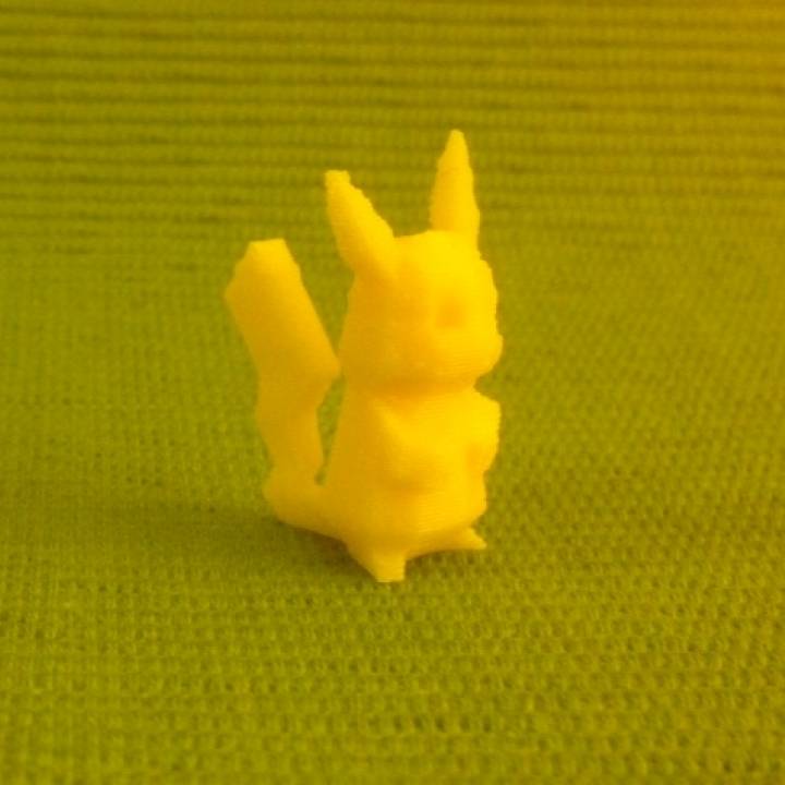 cola refuerzo pikachu fan art pokemon reforzado 3D print model - Mito3D