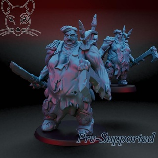 alla ratman forge Tabletop Characters & Creatures Fantasy Universe Store warhammer necromunda chaos trader skaven 3d print model - Mito3D