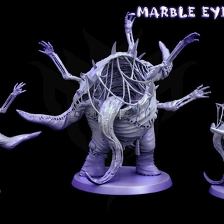 marble eye abomination mini monster mayhem Tabletop Characters & Creatures Fantasy Universe Store fantasy gaming rpg worms evil tabletop nasty nightmare boogie oogie stuffed 5e gross storyline 3d print model - Mito3D