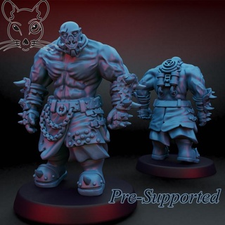 peşin fare adam dövme masaüstü karakterler yaratıklar fantezi Evren mağaza Warhammer Necromunda tüccar Skaven 3d print model - Mito3D