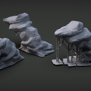 arco Rocha pacote imp3dsion Ambiente modular natureza pedra piedra 3d print model - Mito3D