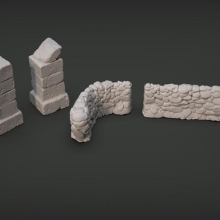 variedade coberturas imp3dsion coluna cobertura piedras cemento pedras colunas 3d print model - Mito3D