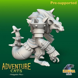 pesadilla rata gigante Kawna minis mesa caracteres criaturas fantasía universo monstruo grande enemigo 3d print model - Mito3D