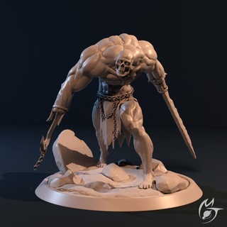 helping hands - fiend making tlon Tabletop Characters & Creatures Fantasy Universe Store demon chain devil horror monster skeleton skull tomb undead character blade dead enemy adventure encounter npc ttrpg 3d print model - Mito3D