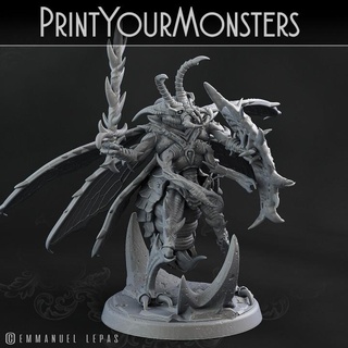 warrior wasp 1 printyourmonsters Tabletop Characters & Creatures Fantasy Universe Store print monster monsters patreon hive emmanuel 4k tribe infernal lepas supported 8k 16k 3d print model - Mito3D