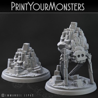 terranid 3 printyourmonsters Store print golem monster monsters basalt patreon emmanuel 4k tribe lepas 8k 16k 3d print model - Mito3D