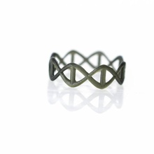 dna anel prata jóias dnaringjewellerysilver 3d print model - Mito3D