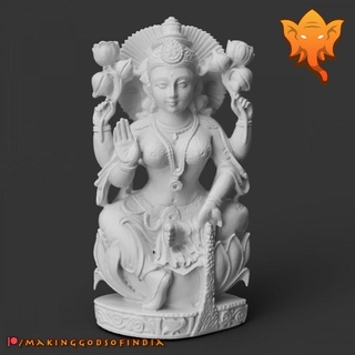 padmapriya Lakshmi aime lotus fabrication dieux Inde Accueil maison jardin articles ménagers ornements déesse hindou Indien 3d print model - Mito3D