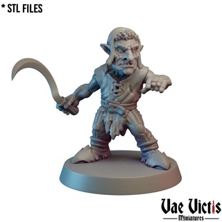 redcap 02 pre-supported vae victis miniatures Tabletop Characters & Creatures Fantasy Universe Store fantasy rpg unit gnome tabletop dnd supproted 3d print model - Mito3D