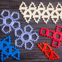 customizable hinged polyhedra education 3d print model - Mito3D