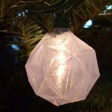 polyhedral light string ornaments & garden 3d print model - Mito3D