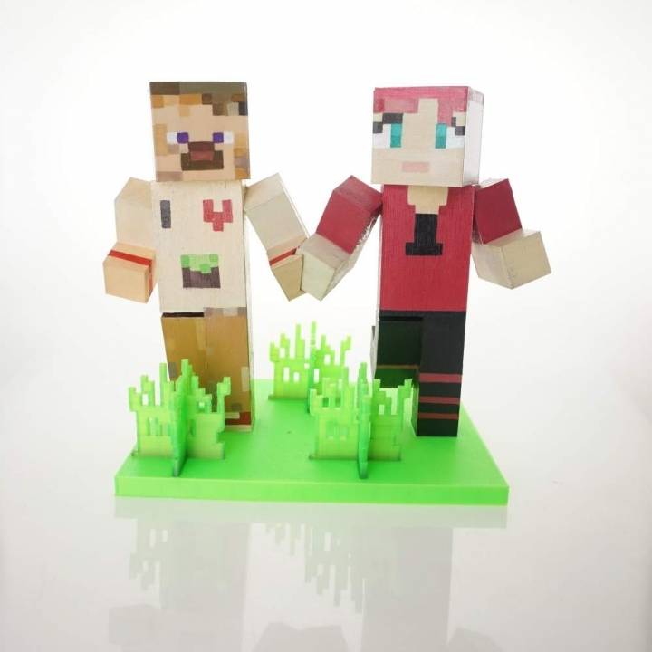 minecraft diorama juegos juguetes 3D print model - Mito3D