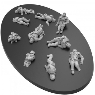 roman corpses - presupported thatevilone Tabletop Characters & Creatures Sci-Fi Universe decorative rome terrain dead sci fi casualty injured cults 3d print model - Mito3D