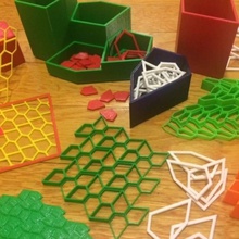 pentomizer - tessellating convex pentagon education 3d print model - Mito3D