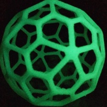 piccola pentagonale hexecontahedron l'istruzione 3d print model - Mito3D