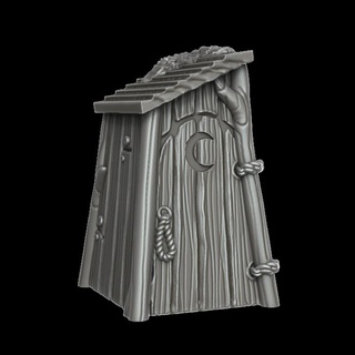 Sumpf Nebengebäude Mini Jamie Geschäft Tischplatte 3D druckbar Terrain Fantasie 3d print model - Mito3D