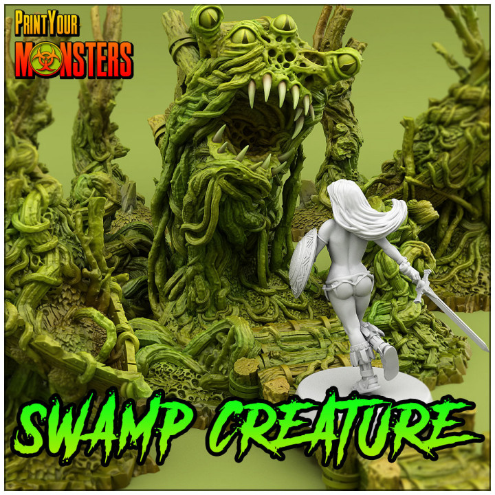 marais créature pack imprimervos monstres table personnages créatures fantaisie univers 3D imprimable terrain impression Jeu monstre rpg ensemble marteau guerre miniature Patreon dnd paquet Emmanuel éclaireur tribu 3D print model - Mito3D