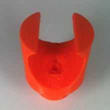 chuveiro clipe peças reposição hoseclip showerbracket 3d print model - Mito3D