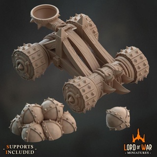 catapult balls projectil decors bundle dnd presupported lord war miniatures Tabletop Characters & Creatures Fantasy Universe Vehicles Machines 3d free army ball board dragons elf fantasy fdm machine orc roleplay rpg warhammer wood resin shadow boardgame role wargame dungeon hobbit lordofthering fantastic warlord wooden siege cors supported pre lordofwar vehicul 3d print model - Mito3D