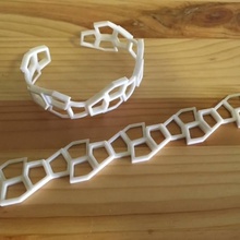reinhardt pentagono termoformare bracciale gioielli 3d print model - Mito3D