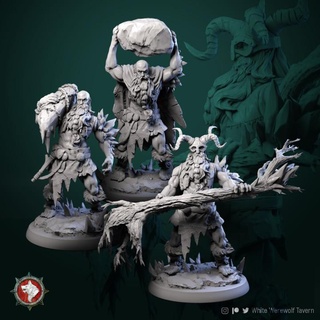 frost giants set 3 miniatures 32mm pre-supported white werewolf tavern Tabletop Characters & Creatures Fantasy Universe Store rpg monsters boardgame tabletop wargame creatures dnd ttrpg presupported dndcharacter 3d print model - Mito3D